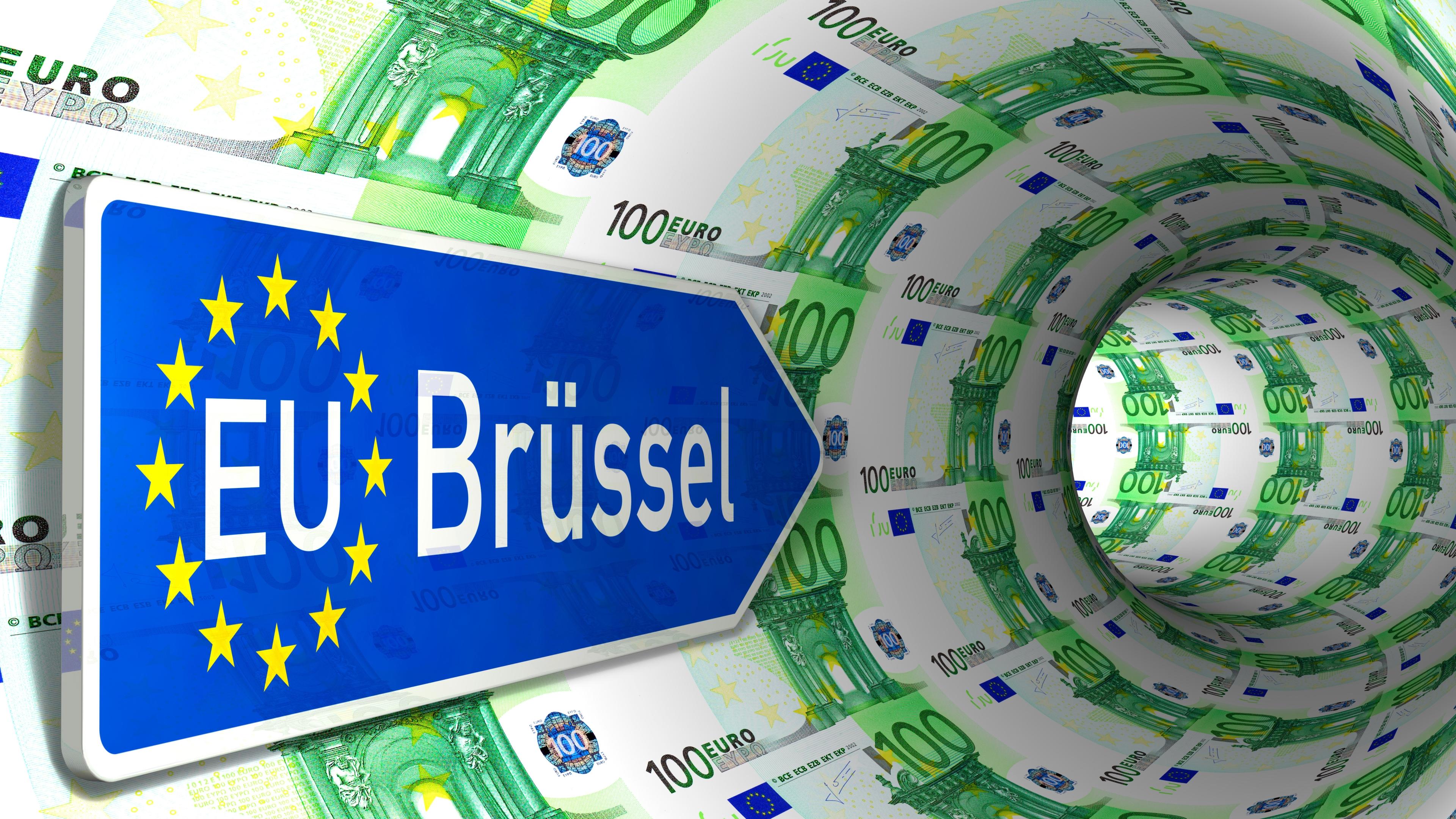 Geldfüsse Richtung Brüssel - und zurück